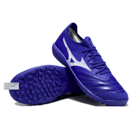 26. Mizuno TF – Azul Royal/Blanco