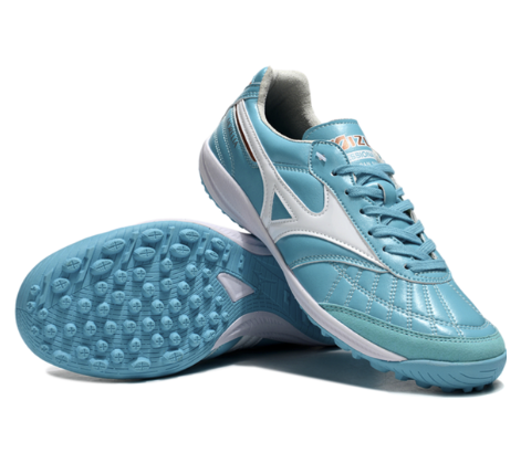 30. Mizuno TF – Turquesa/Blanco