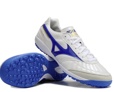 31. Mizuno TF – Blanco/Azul Royal