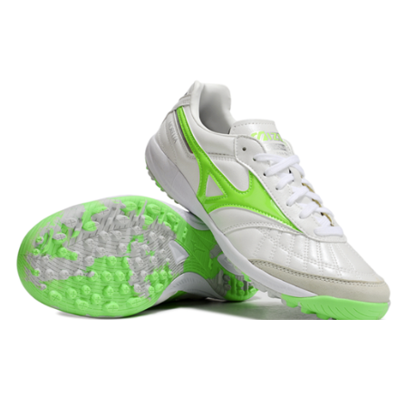 34. Mizuno TF – Blanco/Verde Neón