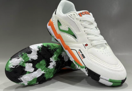 45. Joma TF – Blanco/Verde/Naranja