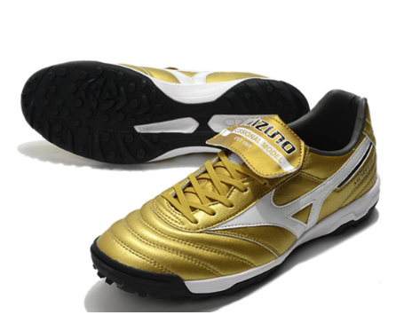 54. Mizuno Morelia TF – Oro/Blanco